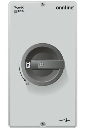 TURVAKYTKIN VÄÄNNIN ONNLINE ONTK S425 DC 4x25A 1500V, IP66