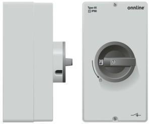 TURVAKYTKIN VÄÄNNIN ONNLINE ONTK S432 DC 4x32A 1500V, IP66