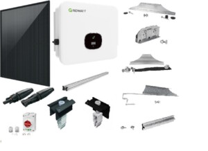 GROWATT/ ASTRONERGY FULLBLACK 3,64 kWp AURINKOVOIMALA 8 PANEELIA