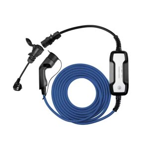 3.6 KW SCHUKO-TYPE2 SÄHKÖAUTON LATAUSKAAPELI 6 METRIÄ OPAL